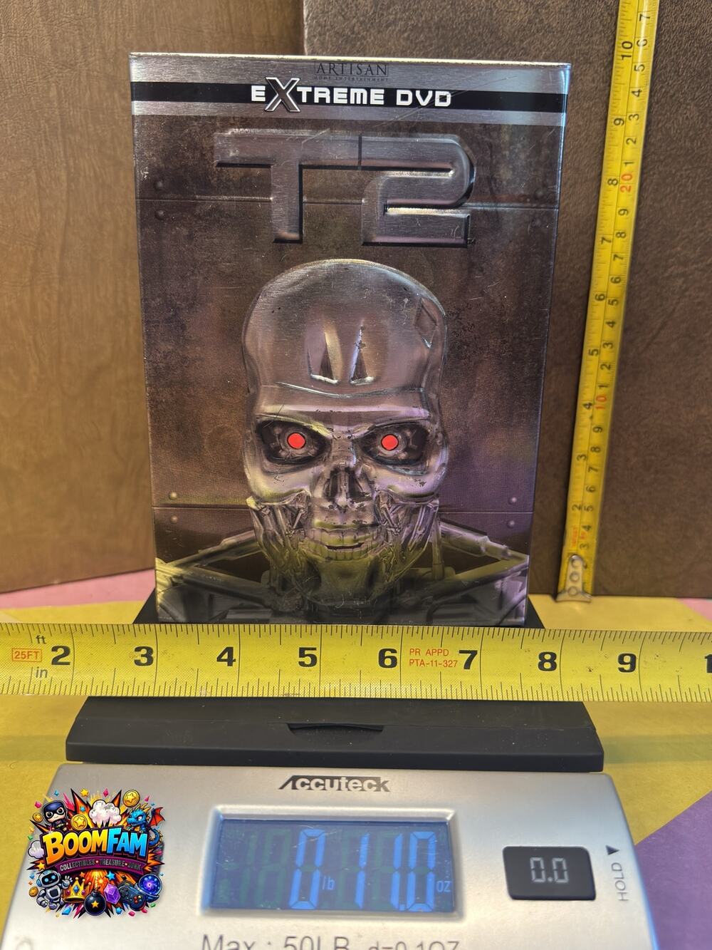 T2 Terminator 2 Extreme DVD 2003 Artisan 2-Disc Steel Tin Case